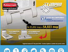 Tablet Screenshot of limpro.com.mx